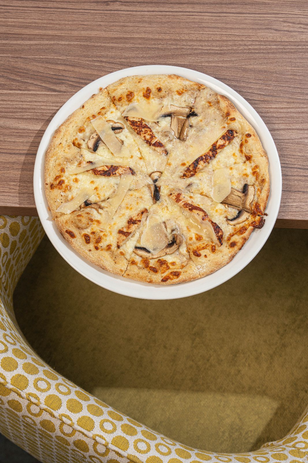 Chicken Mushroom Pizza